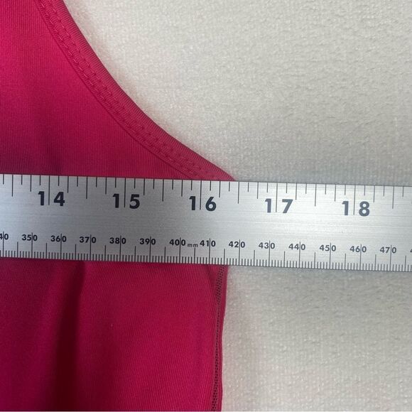 Lucky In Love Pink Racer Back Tank Size Large - Picture 8 of 9